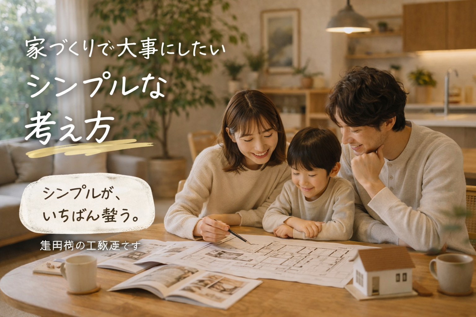 家づくりで大事にしたい、シンプルな考え方