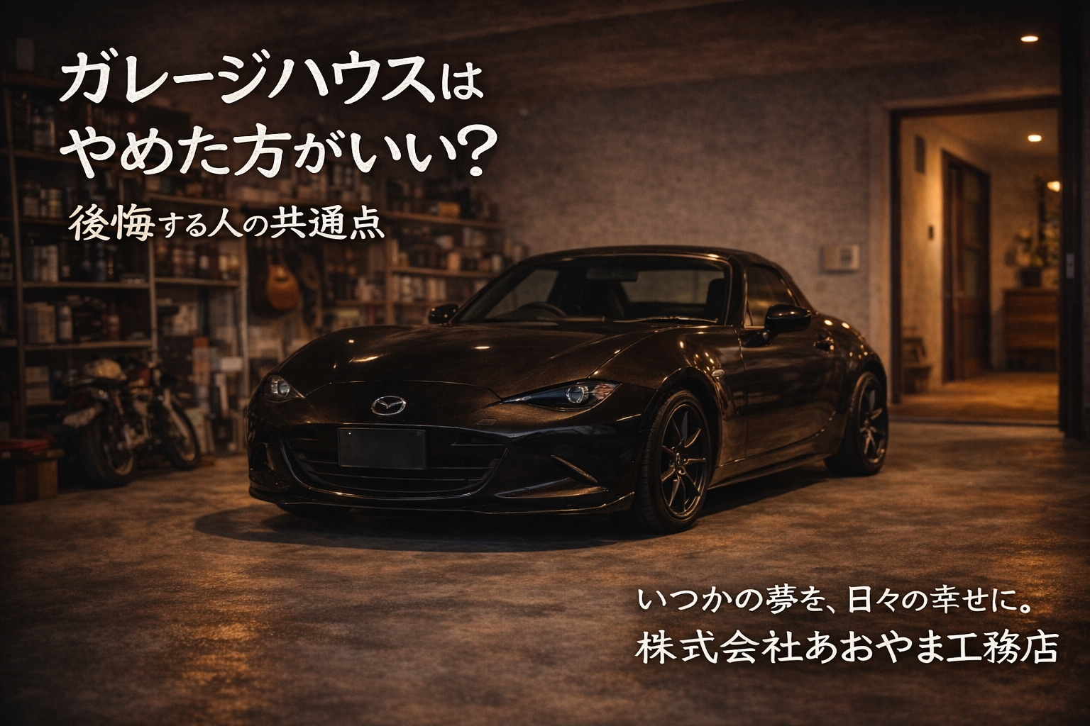 ガレージハウスはやめた方がいい？後悔する人の共通点