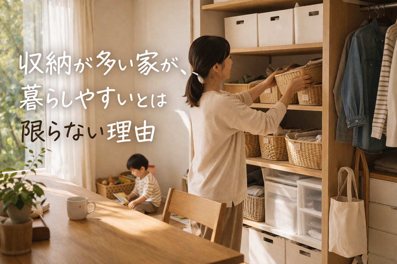 収納が多い家が、暮らしやすいとは限らない理由