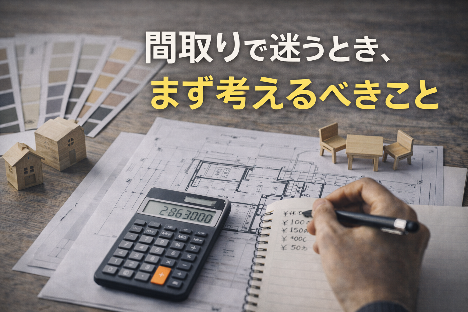 間取りで失敗しない人が、最初に考えている「たった一つのこと」