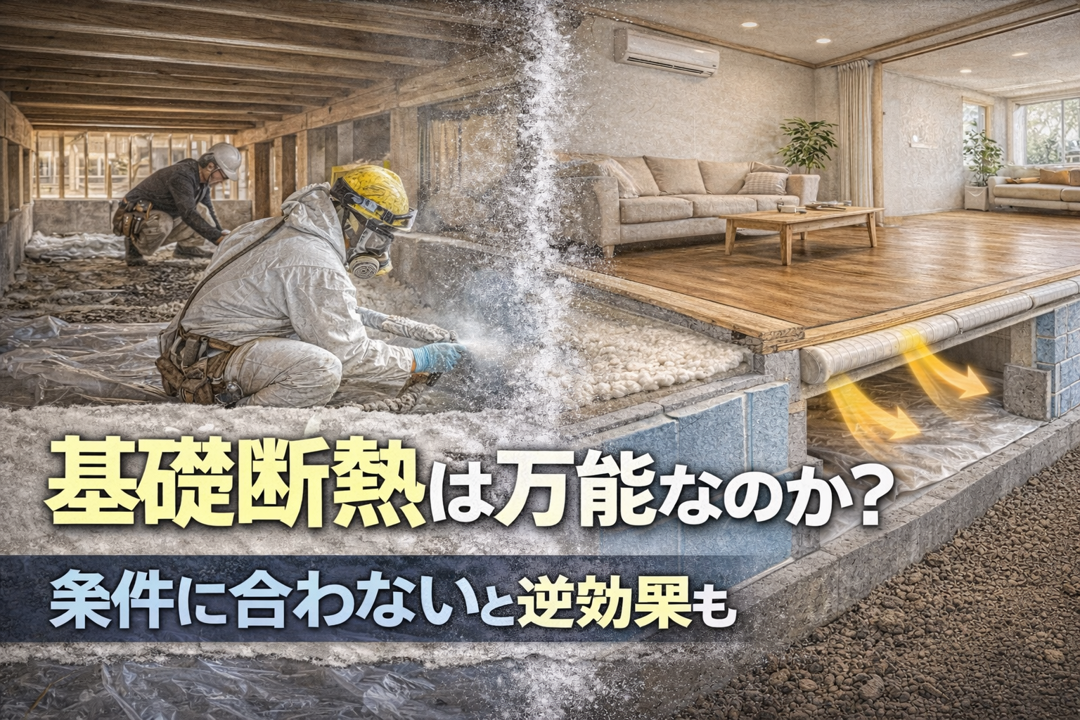 基礎断熱は万能なのか？