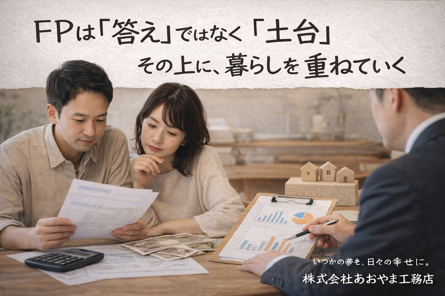 FPは「答え」ではなく「土台」。その上に、暮らしを重ねていく