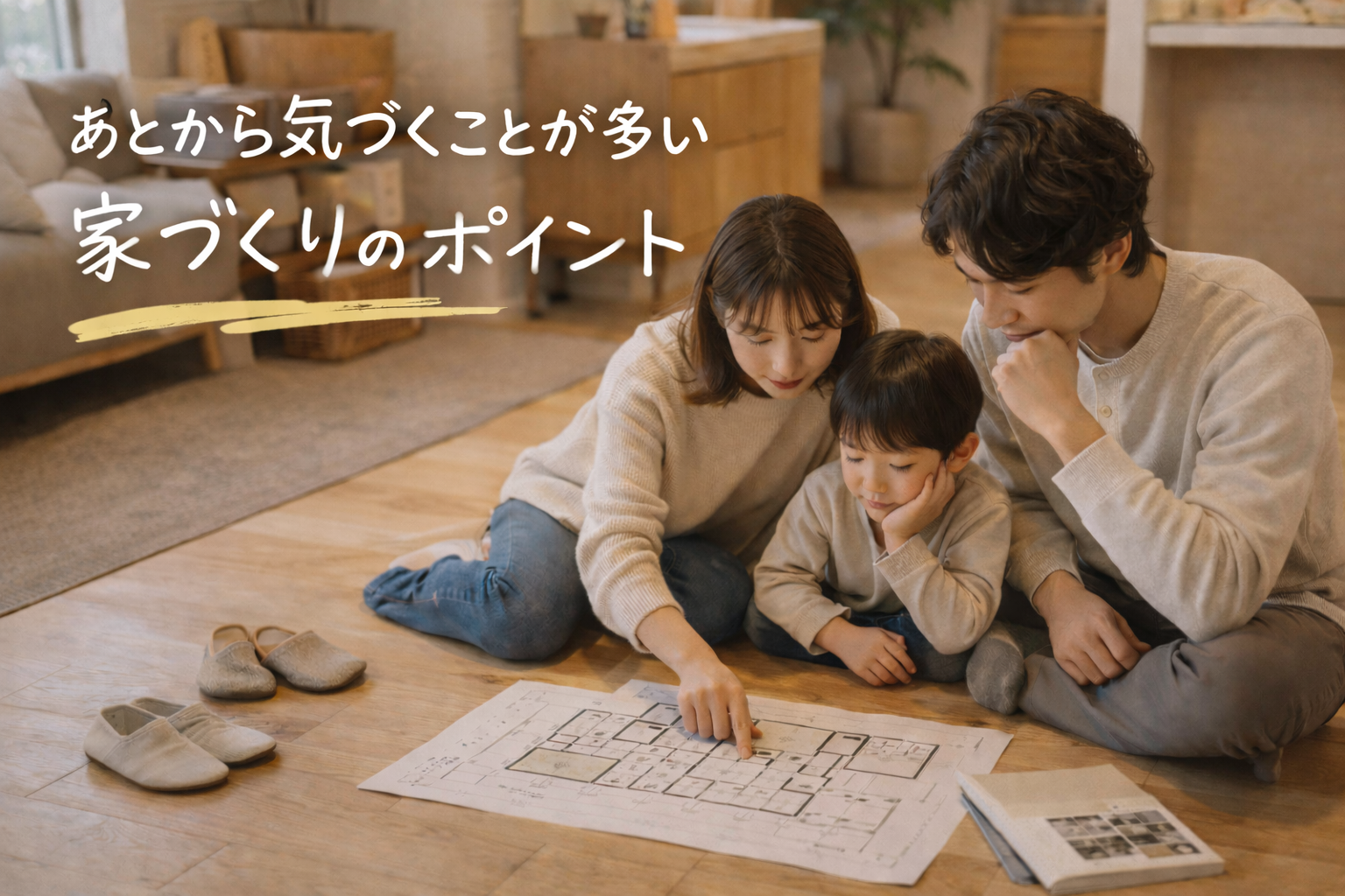 あとから気づくことが多い、家づくりのポイント