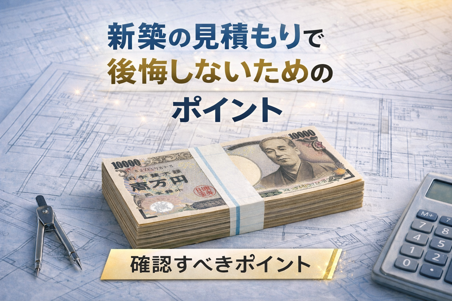 新築の見積もりで後悔しないためのポイント