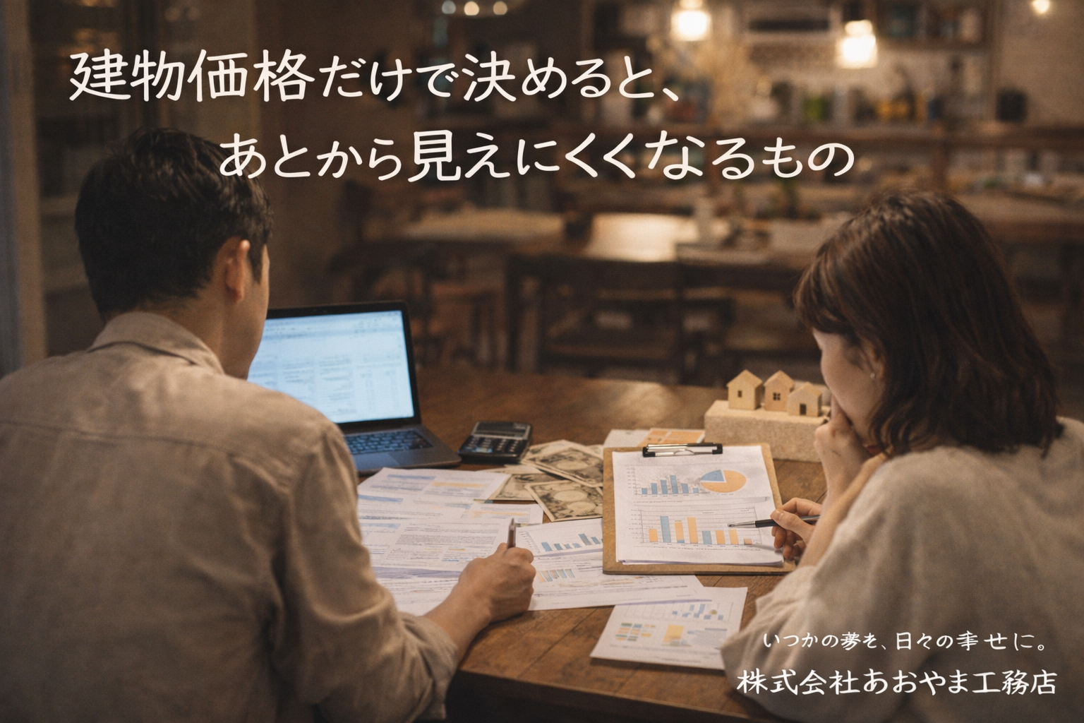 建物価格だけで決めると、あとから見えにくくなるもの