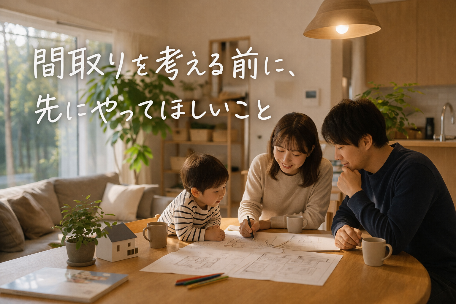 間取りを考える前に、先にやってほしいこと