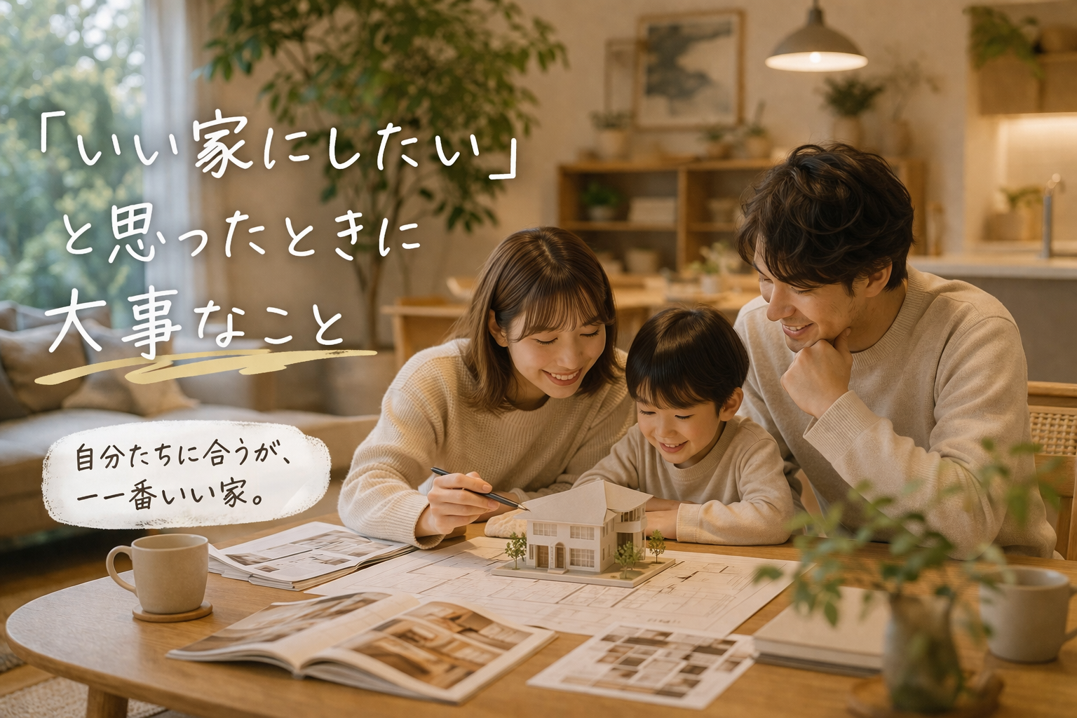 いい家にしたい」と思ったときに大事なこと