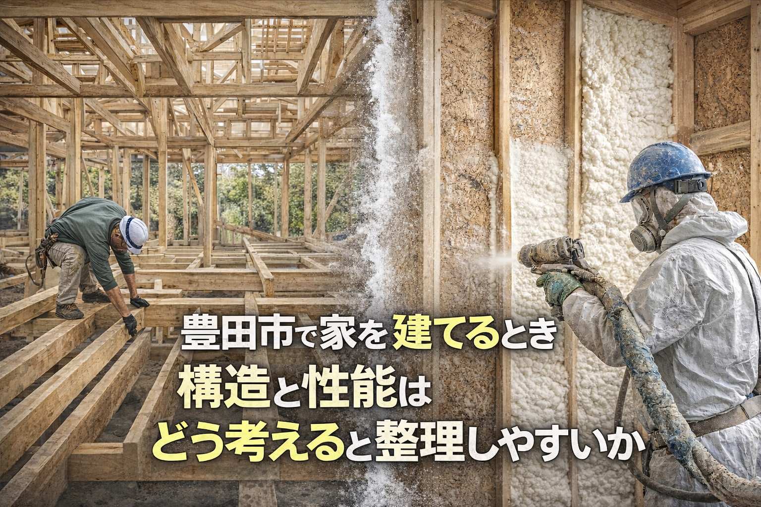 豊田市で家を建てるとき、構造と性能はどう考えると整理しやすい