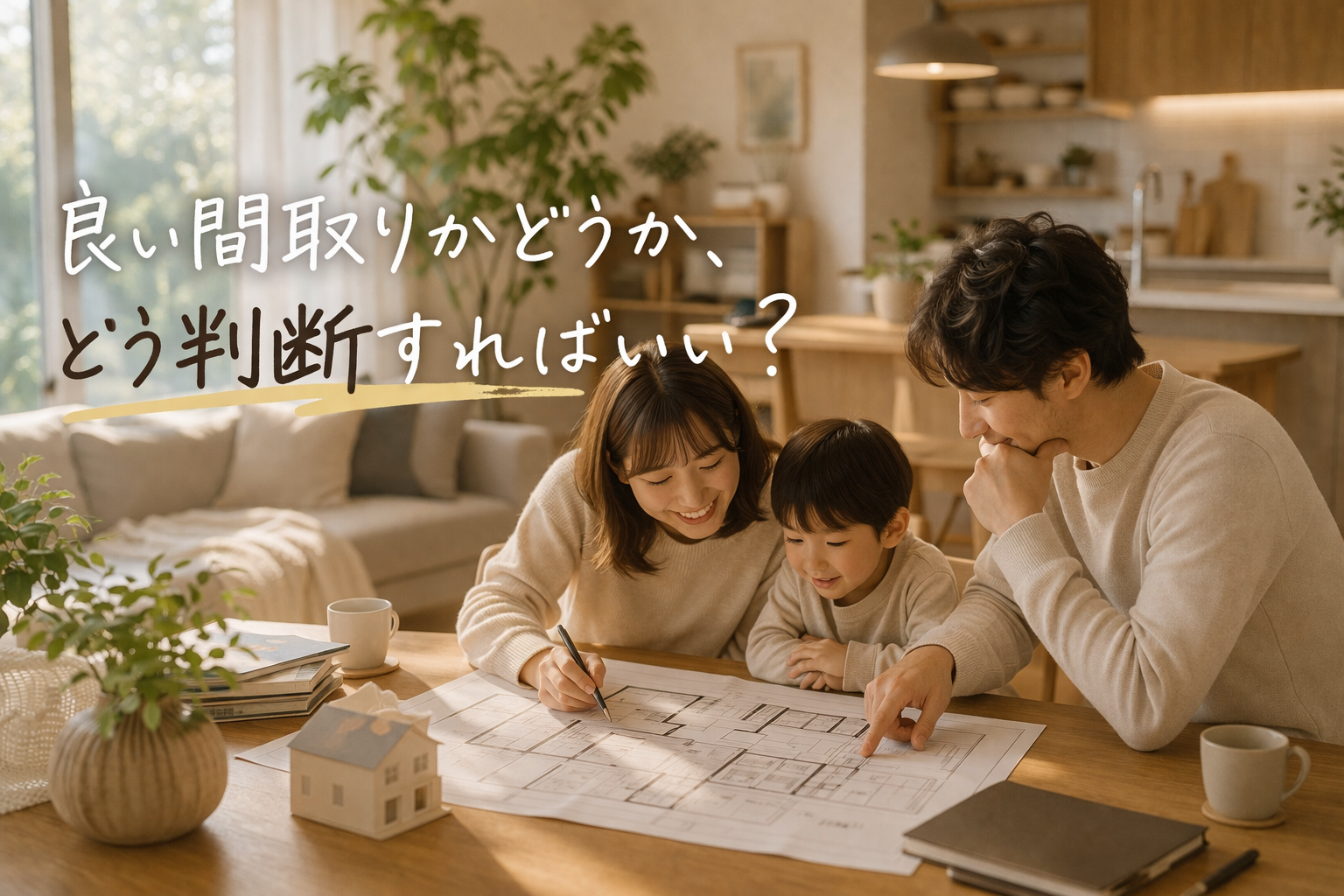 良い間取りかどうか、どう判断すればいい？