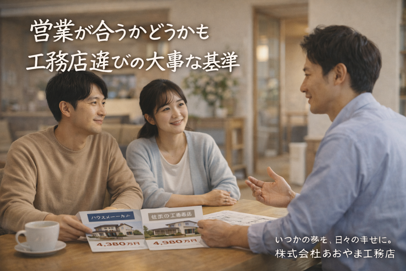 家づくりで「営業が合うかどうか」が、意外と大事だと思う理由