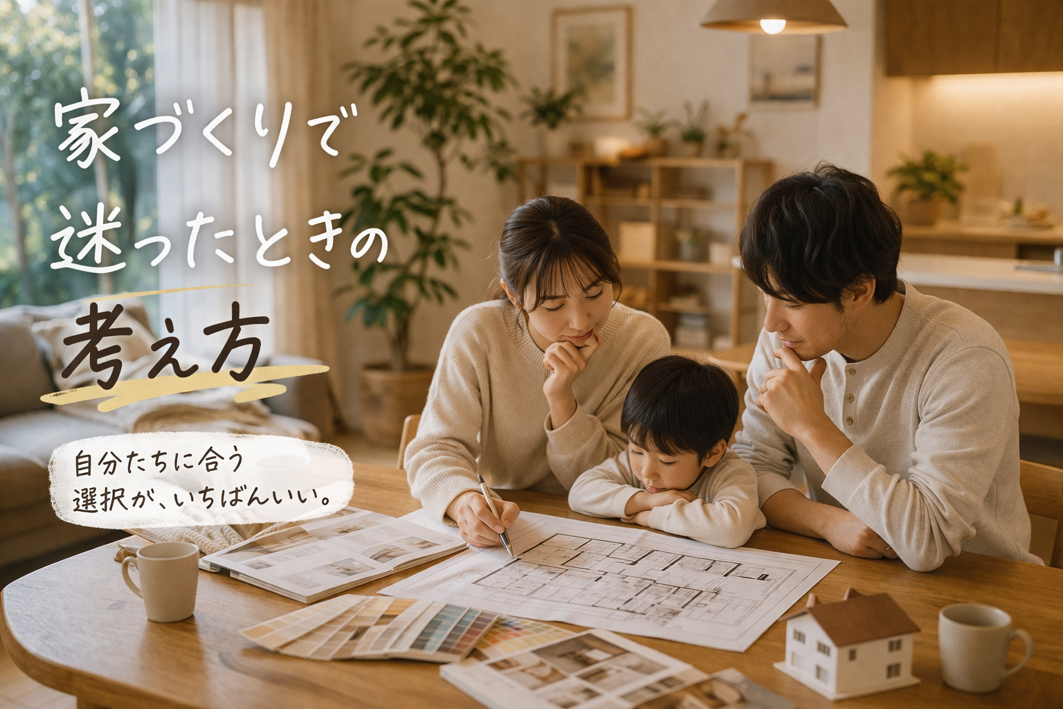 家づくりで迷ったときの考え方